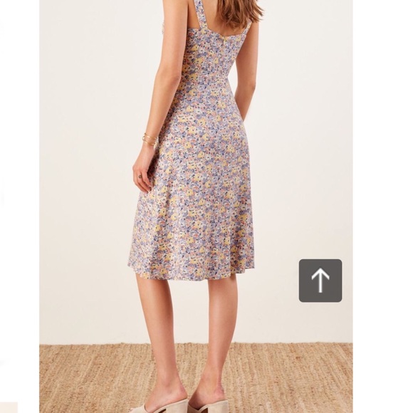 SOLD Reformation Persimmon Dress in Delores - Picture 4 of 7